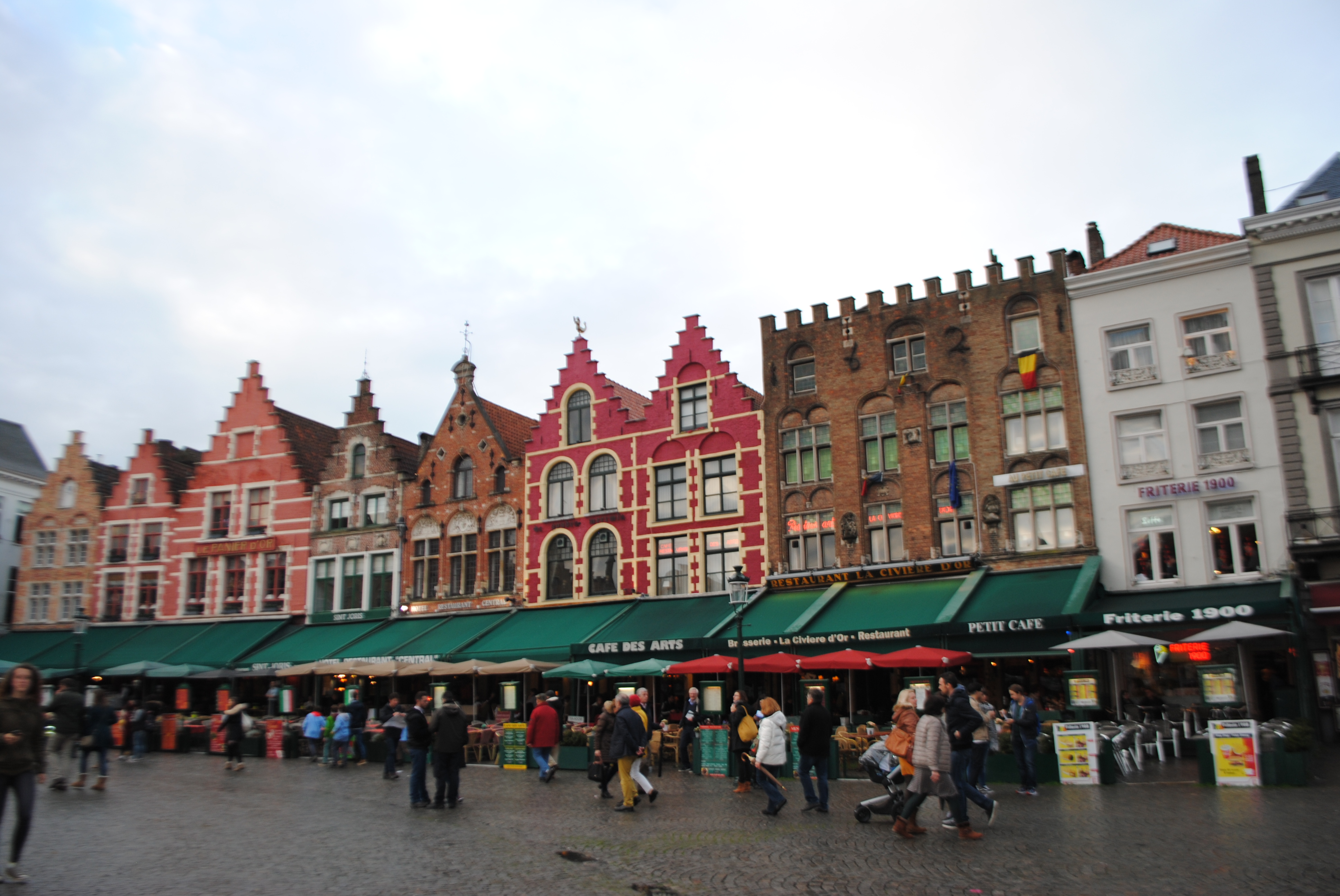 Market place in Bruges