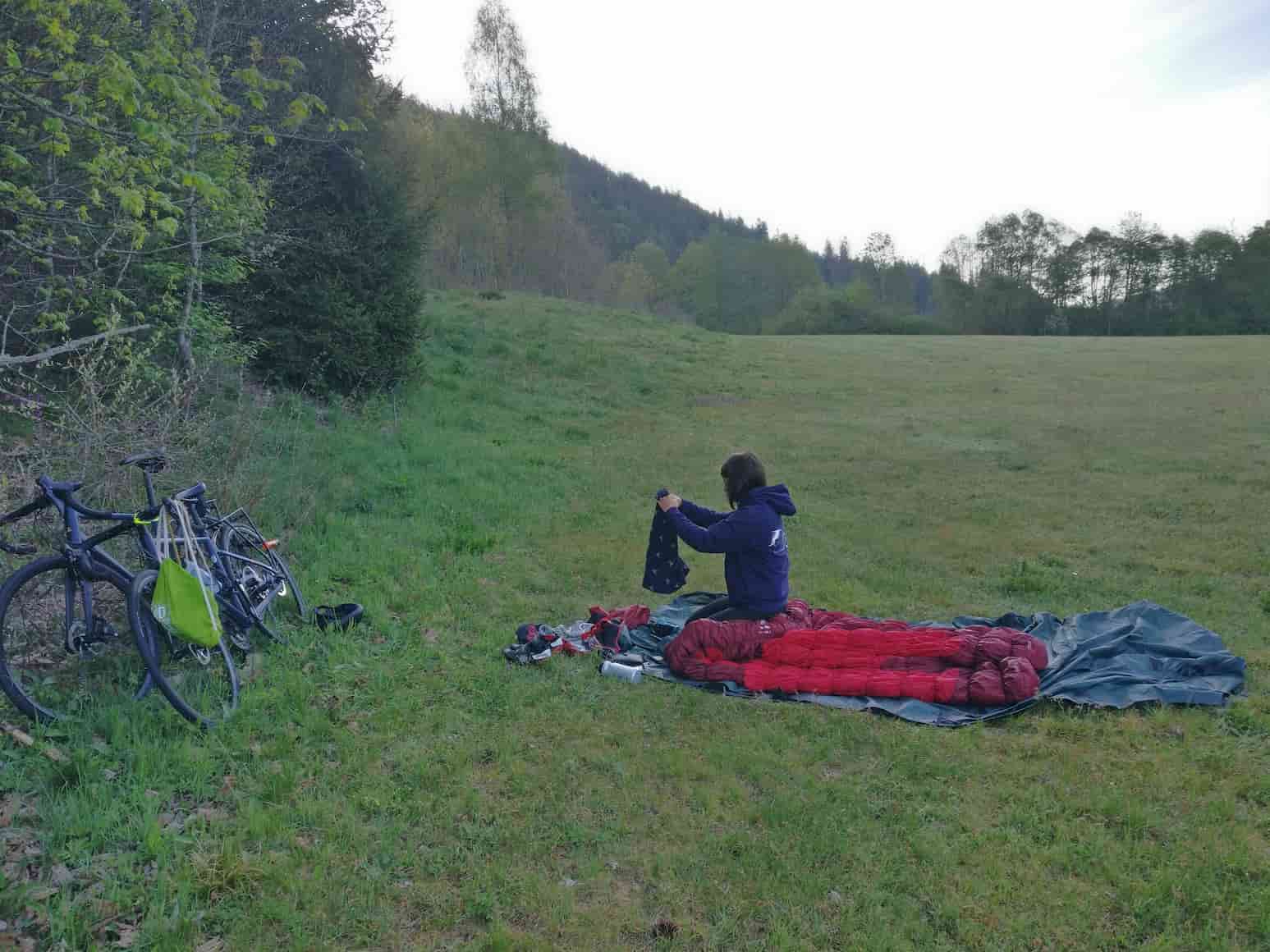 Wild camping in the thousand stars hotel
