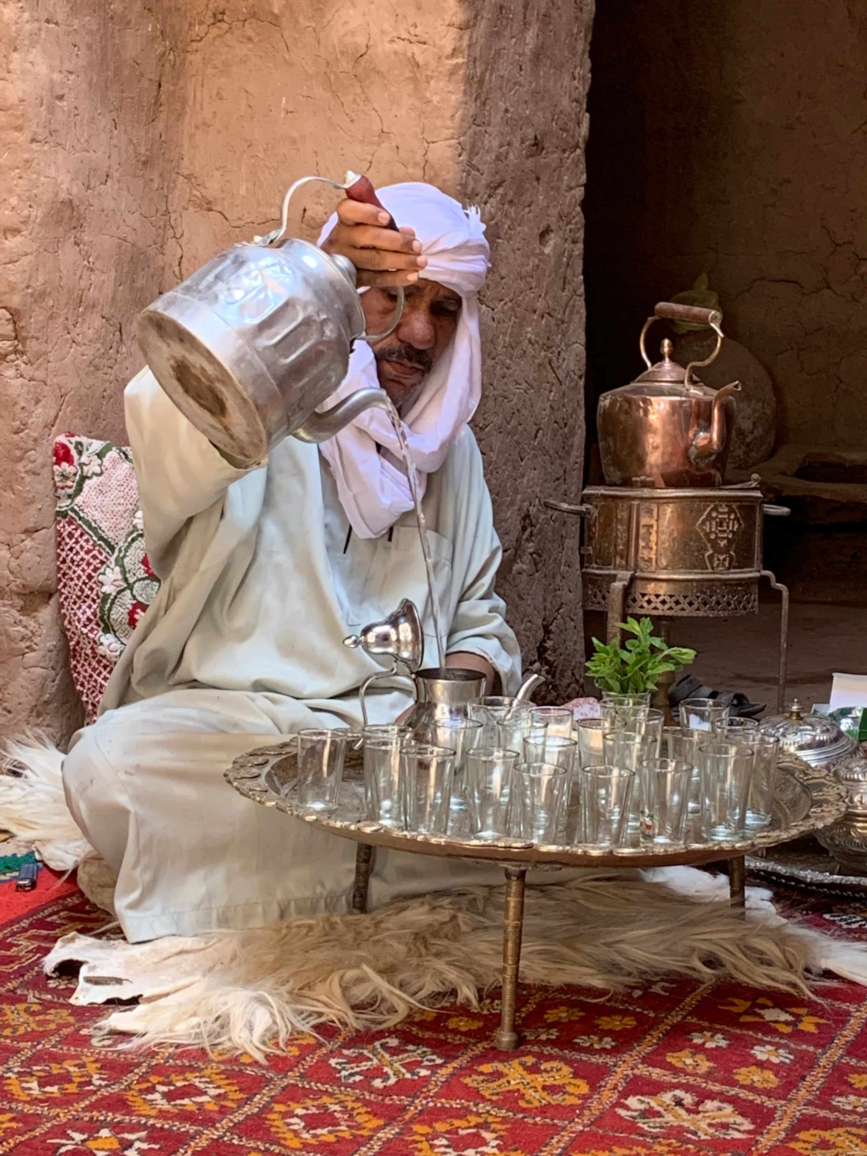 Moroccain tea ceremony