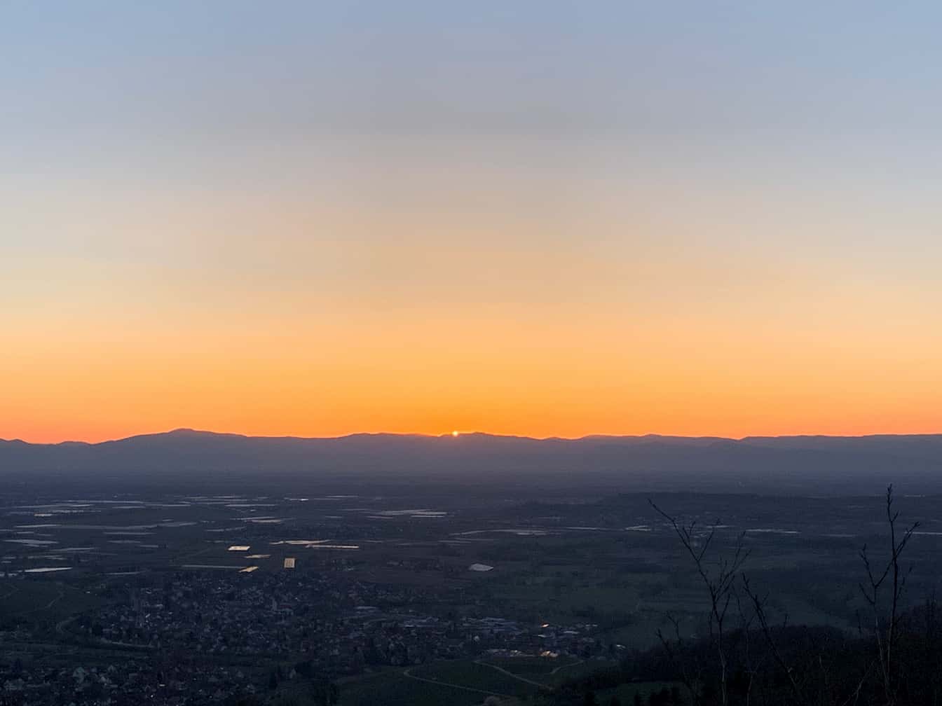 Sunset on the Schönberg